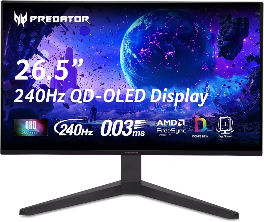 Acer Predator X27U W1 26.5in QD-OLED Gaming Monitor