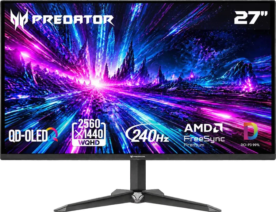 Acer Predator XB270U 27" QD-OLED QHD 240Hz Gaming Monitor