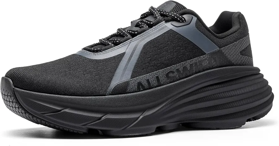 ALLSWIFIT Women's Mesh Lace-Up Walking Sneakers