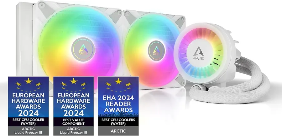 ARCTIC Liquid Freezer III 280 A-RGB AIO CPU Cooler, White