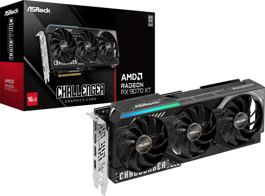 ASRock Challenger Radeon RX 9070 XT 16GB GDDR6