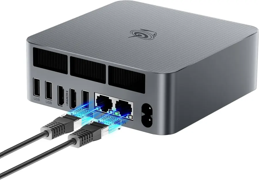 Beelink EQR5 Mini PC (Ryzen 5 5500U, 16GB RAM, 480GB SSD)