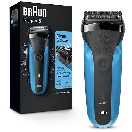 Braun Series 3 310s Wet & Dry Rechargeable Electric Shaver