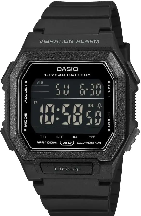 Casio W-738H-1BV Digital Sports Watch for Men