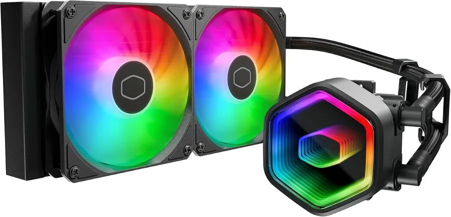 Cooler Master MasterLiquid 240 Core II AIO Liquid CPU Cooler, 240mm ARGB