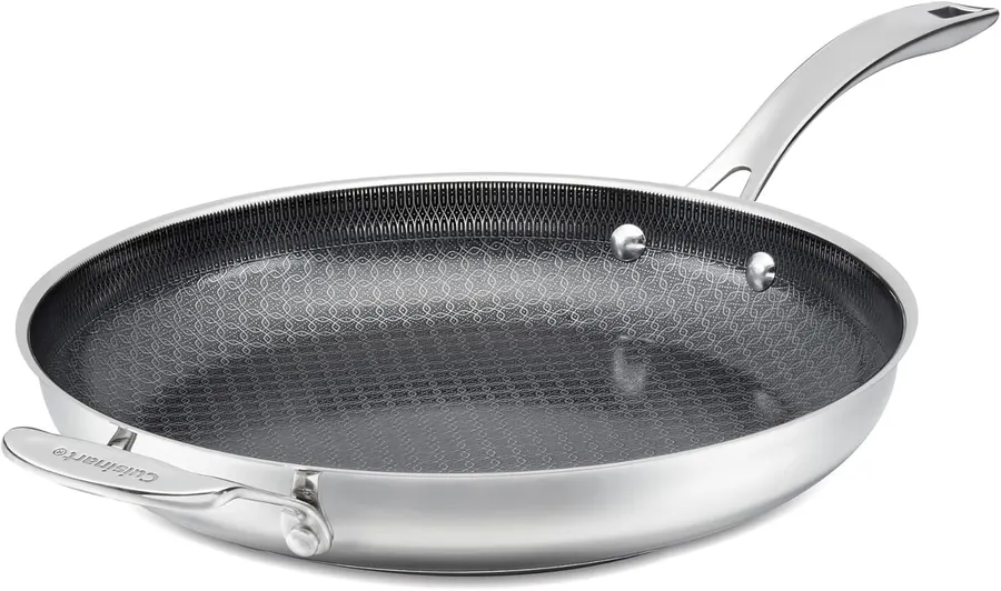 Cuisinart FusionPlus Hybrid Stainless Steel 12-Inch Skillet