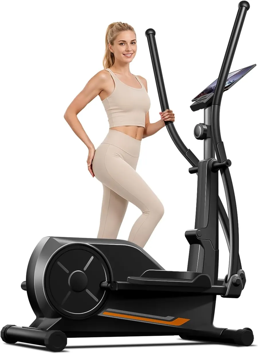 CURSOR FITNESS ET30 Pro Elliptical Machine, 14-Inch Stride