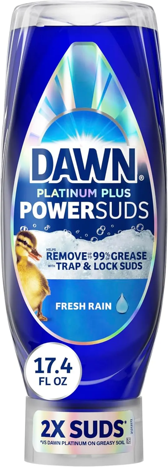 Dawn Platinum Plus PowerSuds Dish Soap, 17.4 oz