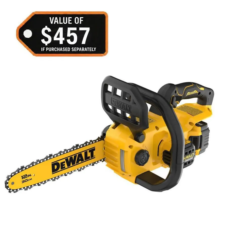 DEWALT DCCS621P1 20V MAX 12 in. Cordless Chainsaw Kit