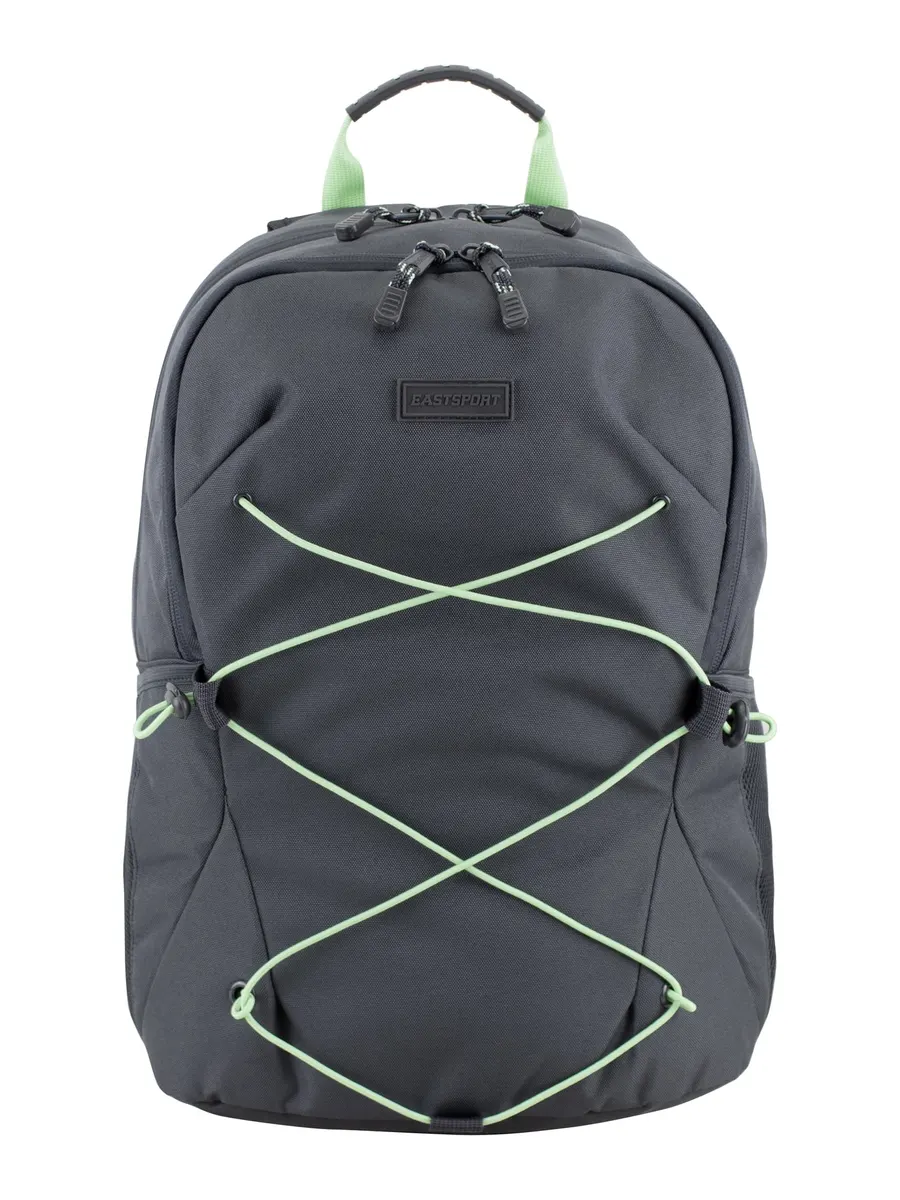 Eastsport Ascend Athleisure 18.5" Bungee Backpack, Nine Iron