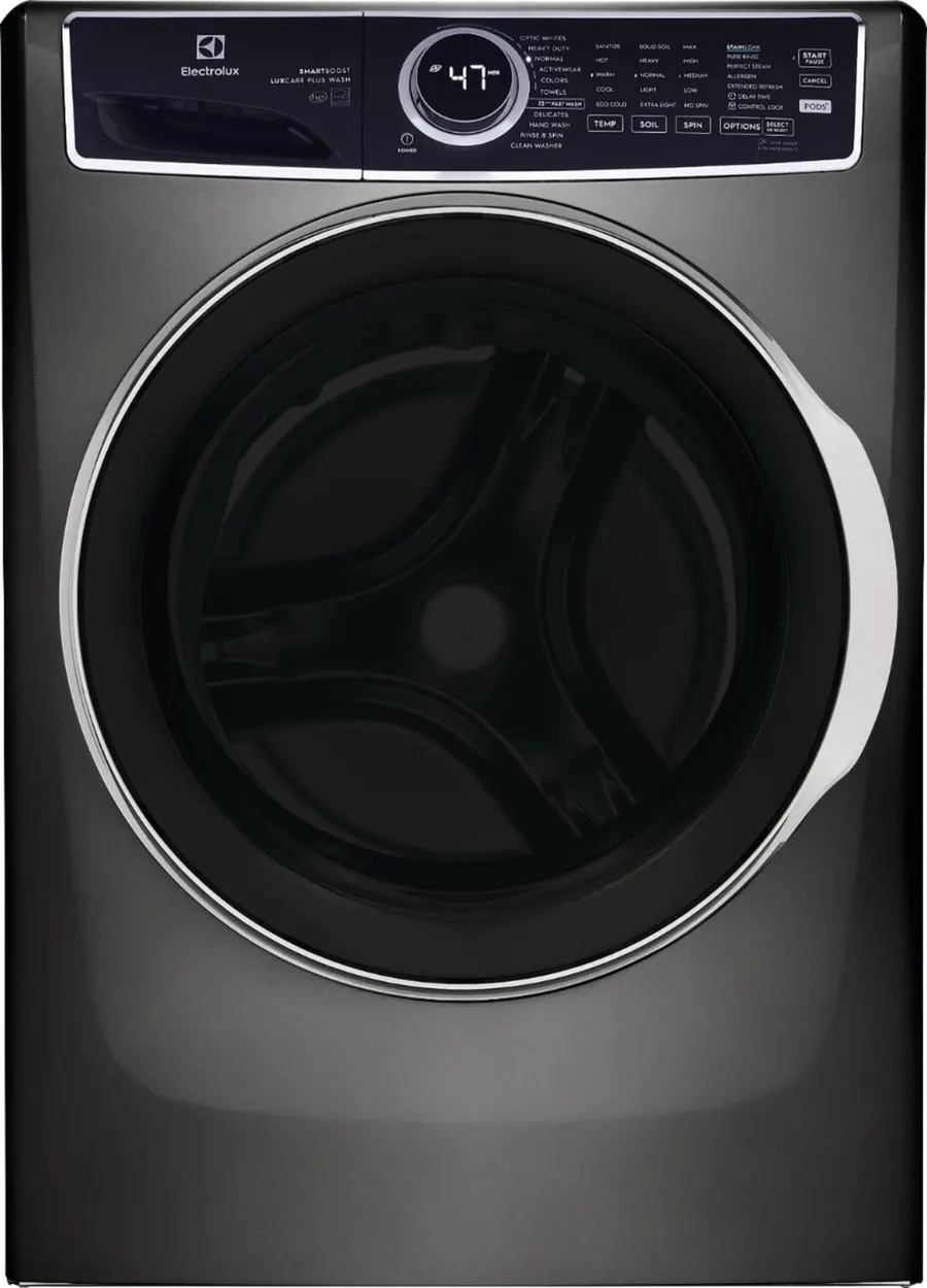Electrolux 4.5 Cu. Ft. Stackable Front Load Washer + 8.0 Cu. Ft. Electric Dryer, Titanium