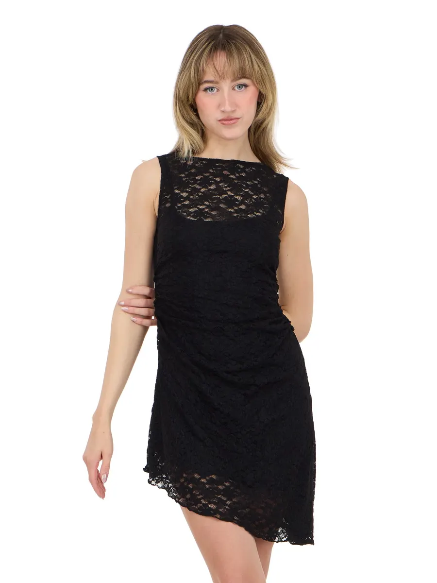 Forever 21 Women's Sleeveless Lace Mini Dress