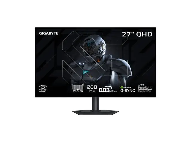 GIGABYTE MO27Q28G 27" QHD OLED Gaming Monitor, 280Hz
