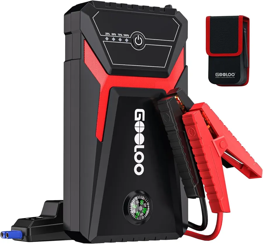 GOOLOO GE1500 1500A Peak 12V Car Jump Starter