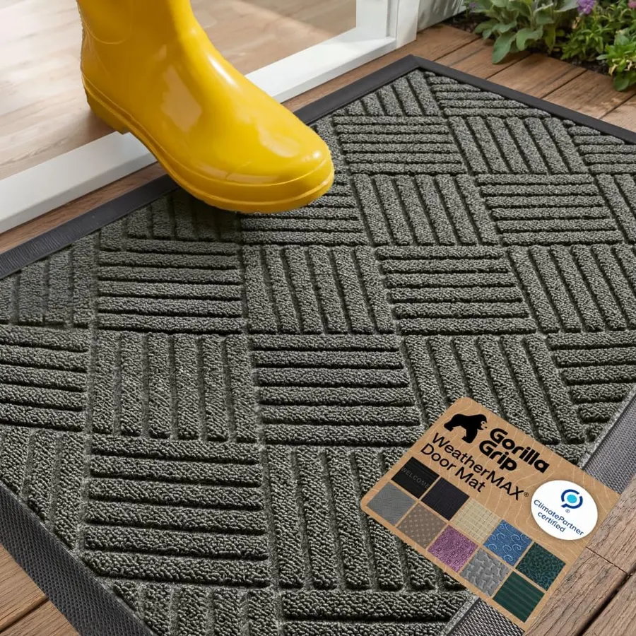 Gorilla Grip WeatherMAX Doormat (29" x 17")