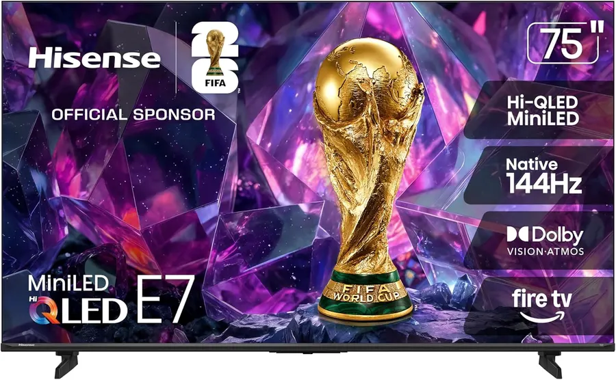 Hisense 75" E7 Cinema Series Hi-QLED Mini-LED 4K UHD Smart Fire TV (75E7SF)
