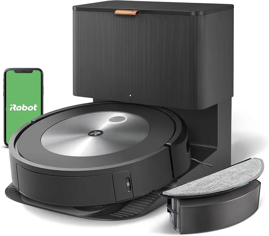 iRobot Roomba Combo j5+ Self-Emptying Robot Vacuum & Mop, Certified Refurbished