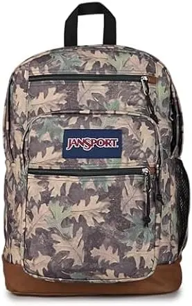 JanSport 34L Cool Backpack with 15-inch Laptop Sleeve, Woodland Camo