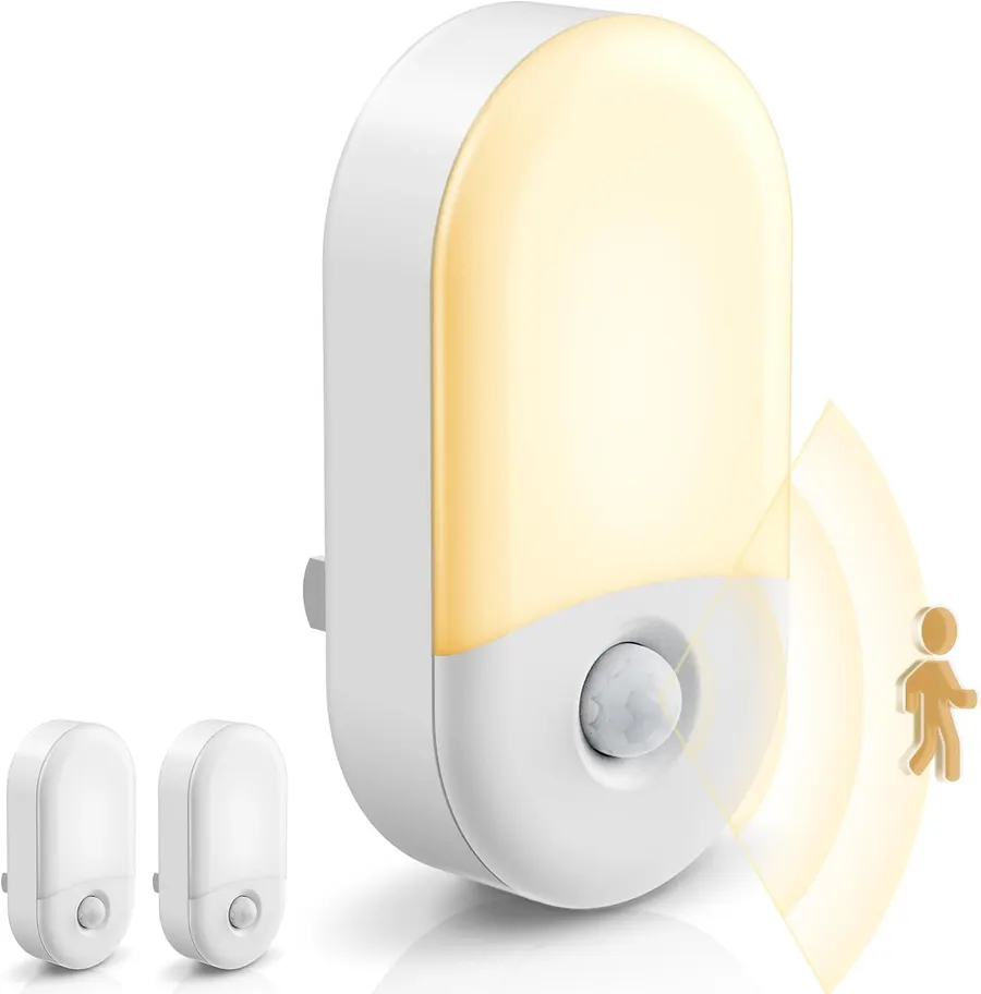 L LOHAS LED Motion Sensor Night Light, 30/60LM, 2-Pack