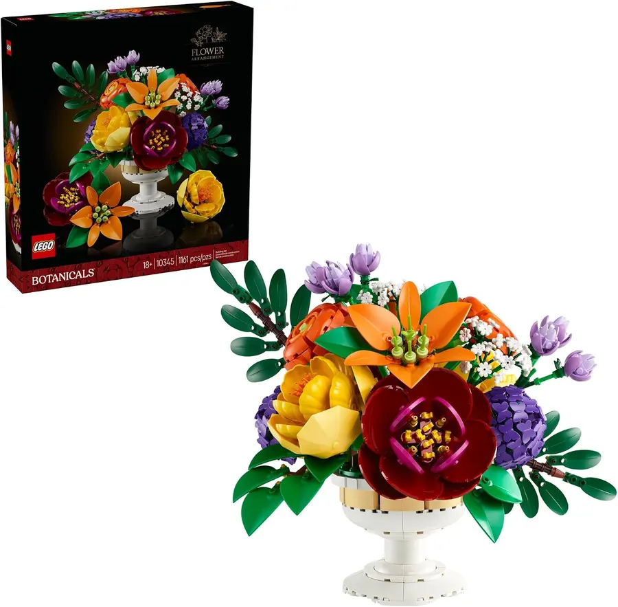 LEGO Botanicals Flower Arrangement Building Set (10345)