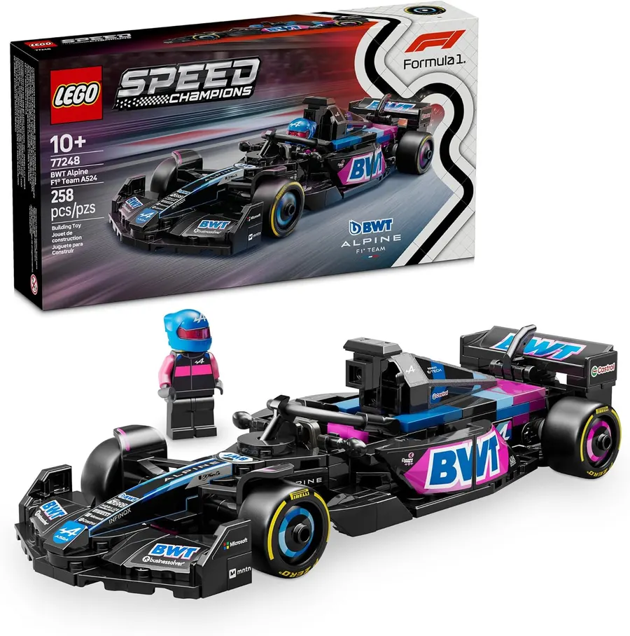 LEGO Speed Champions BWT Alpine F1 Team A524 Race Car Set (77248)