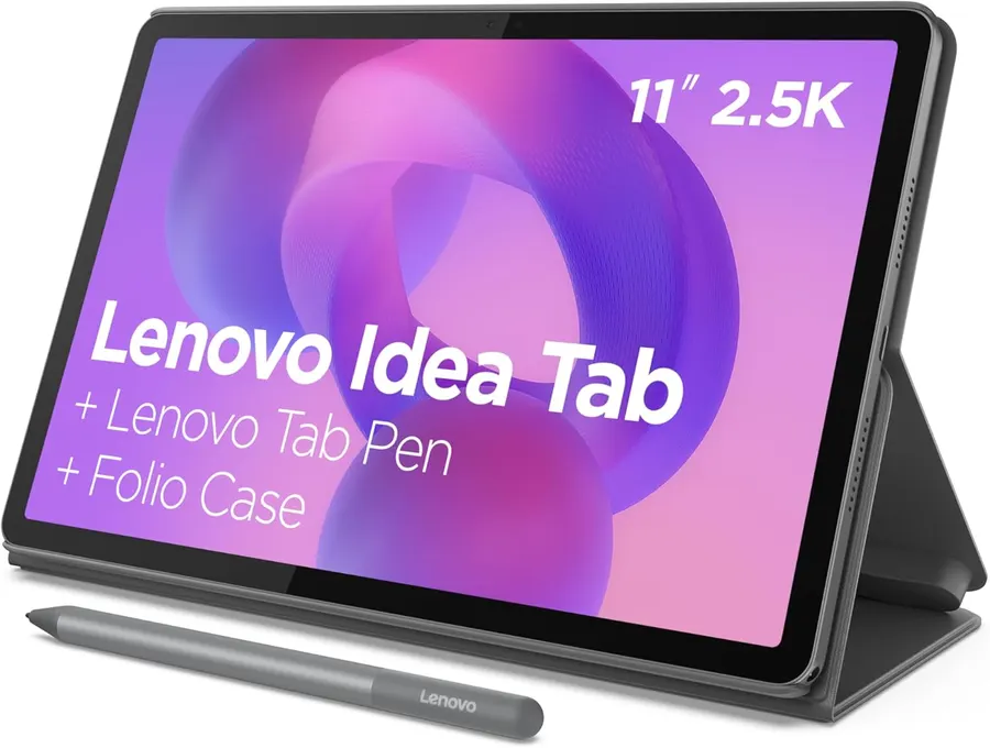 Lenovo Idea Tab 11" Tablet, 8GB RAM, 256GB Storage, with Pen and Folio Case