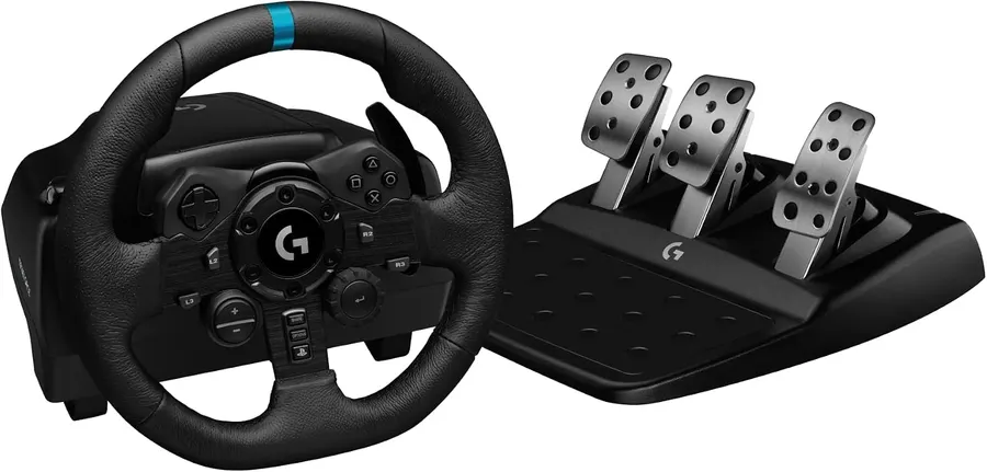 Logitech G923 Racing Wheel and Pedals (Used – Like New) for PS5, PS4, PC