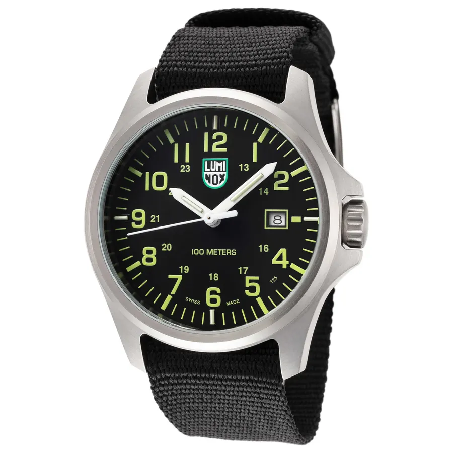 Luminox G 2500 43mm Black and Yellow Dial Men's Quartz Watch