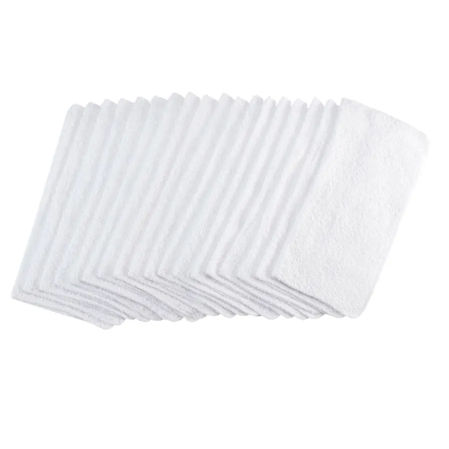 Mainstays 18-Pack White Washcloths, 11 x 11 In