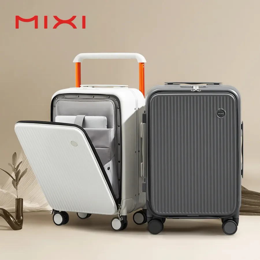 Mixi Front Laptop Pocket Carry-On Suitcase, 20''
