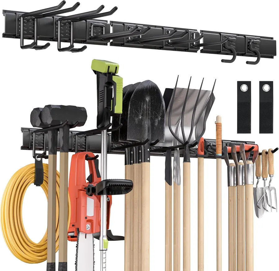 Nacial Garage Tool Organizer Wall Mount, 48-Inch