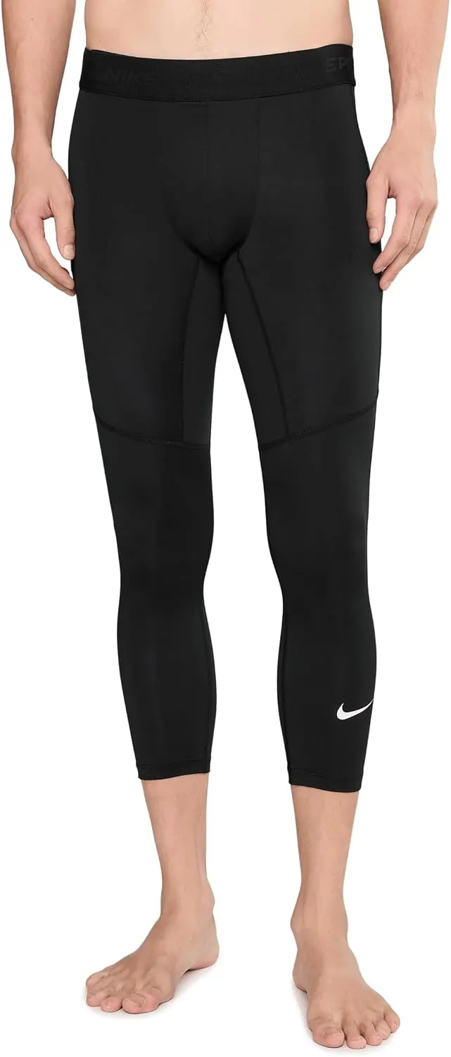 Nike Pro Dri-FIT Men's Fitness Tights, Smoke Grey/Black