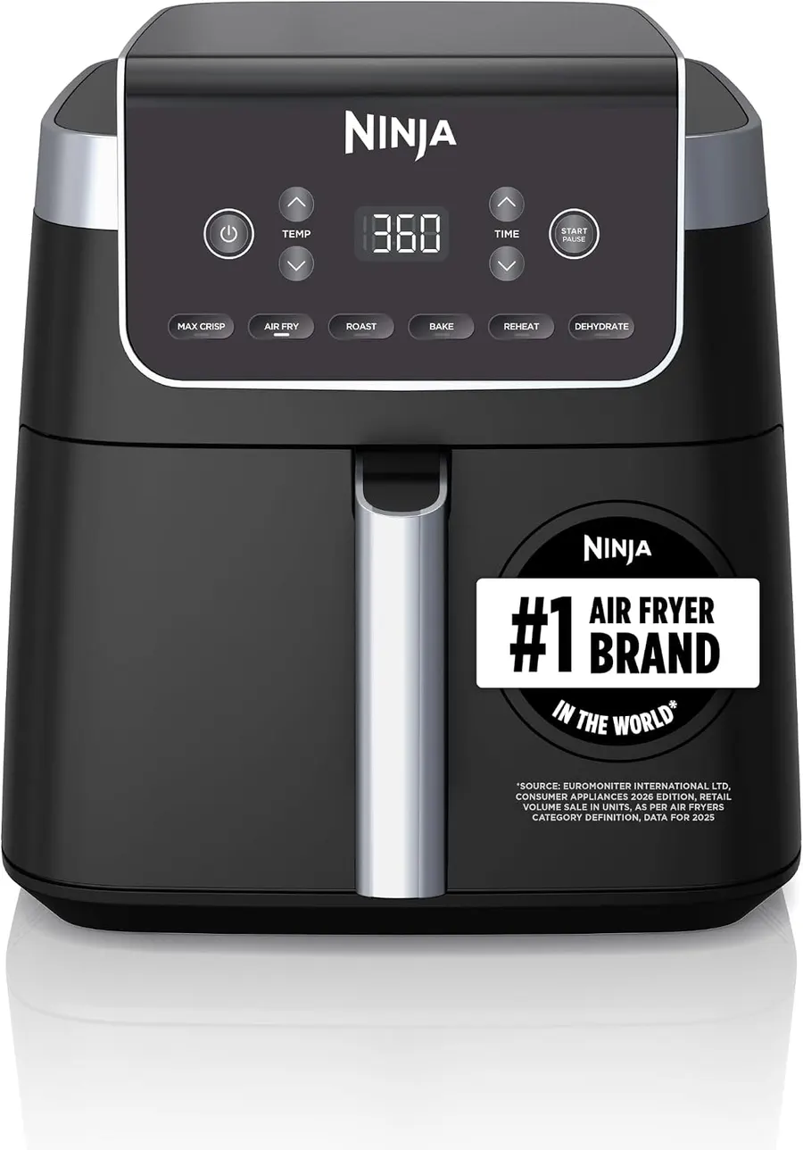 Ninja Air Fryer XL with MaxCrisp, 6.5 Qt, 6-in-1, AF181