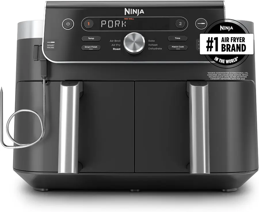 Ninja DualZone Smart Air Fryer, 10-Qt, 6-in-1, DZ950