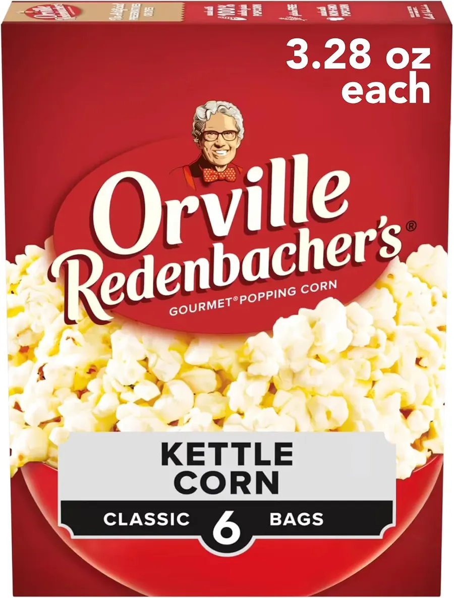 Orville Redenbacher's Kettle Corn Microwave Popcorn, 3.3 oz., 6-Ct