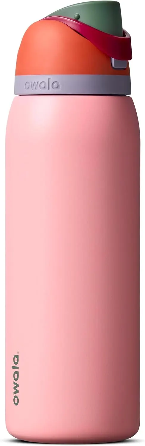 Owala FreeSip 40 oz Stainless Steel Water Bottle, Sugar High