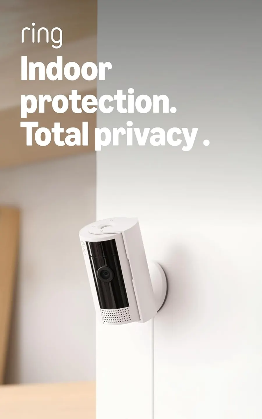 Ring Indoor Cam (2nd Gen), 1080p HD, White