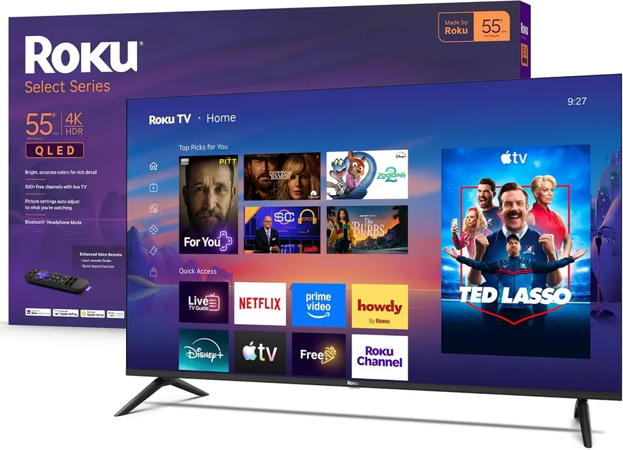 Roku 55" Select Series 4K QLED Smart TV (2026)