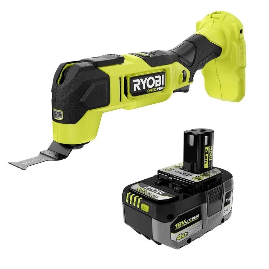 RYOBI ONE+ HP 18V Brushless Cordless Oscillating Multi-Tool with 4.0 Ah Battery