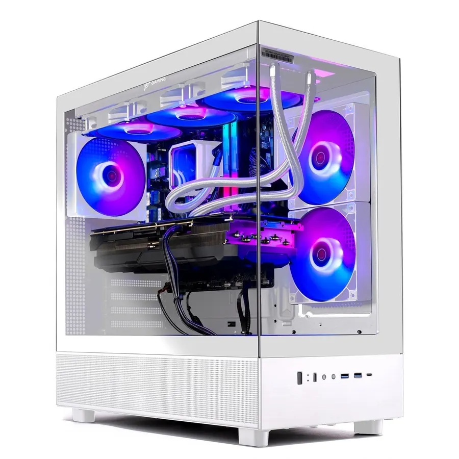 Skytech Azure Gaming PC Desktop, Intel Core i7 14700F, RTX 5060, 32GB DDR5, 1TB NVMe SSD