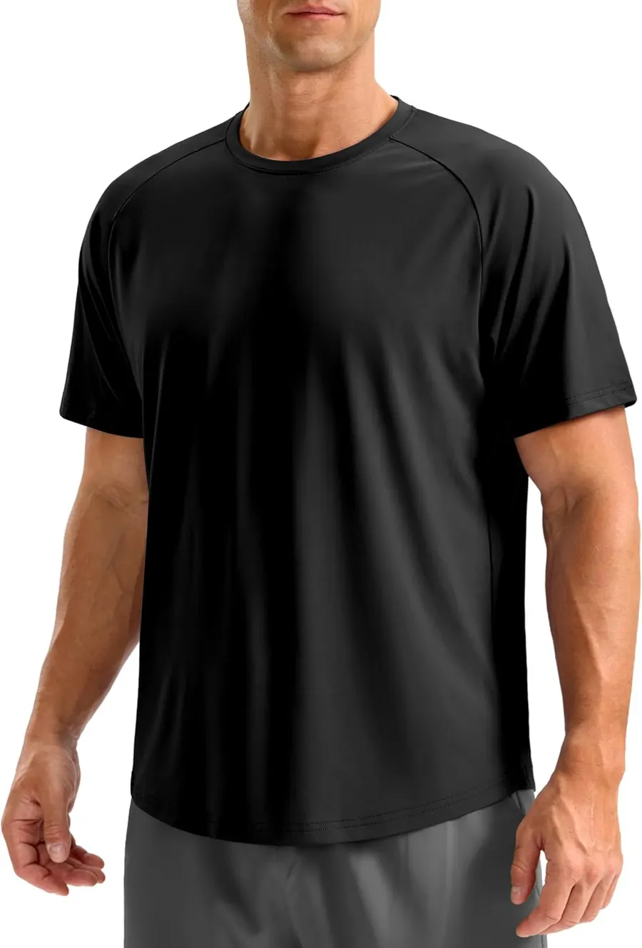 Soothfeel Men's Short Sleeve Athletic Crew Neck T-Shirt