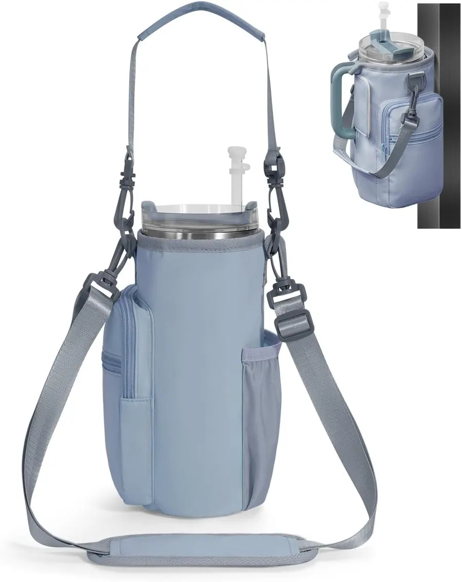 sportsnew Crossbody Water Bottle Holder, Magnetic 40oz