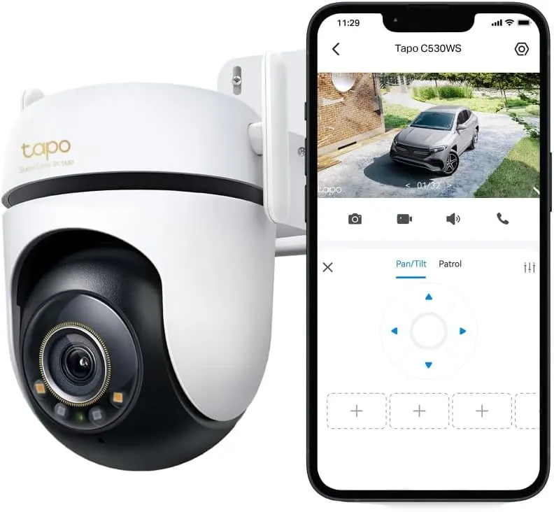 Tapo C530WS 3K Outdoor Pan/Tilt Security Wi-Fi Camera