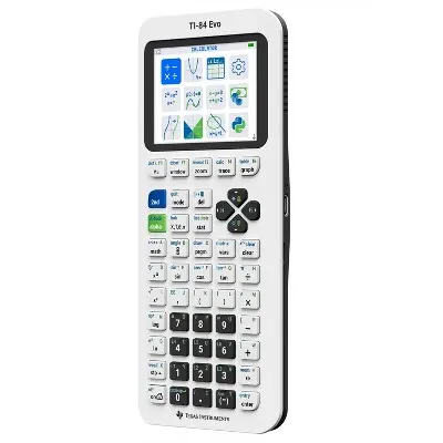 Texas Instruments TI-84 Evo Graphing Calculator, Standard White