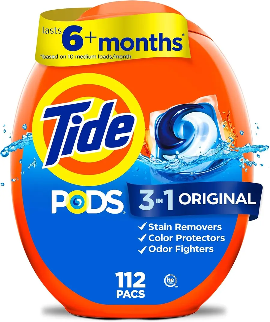 Tide PODS Laundry Detergent Pacs, 112 Count, Original Scent