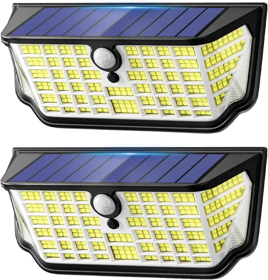 TuyLuxe Solar Motion Sensor Lights (2-Pack)