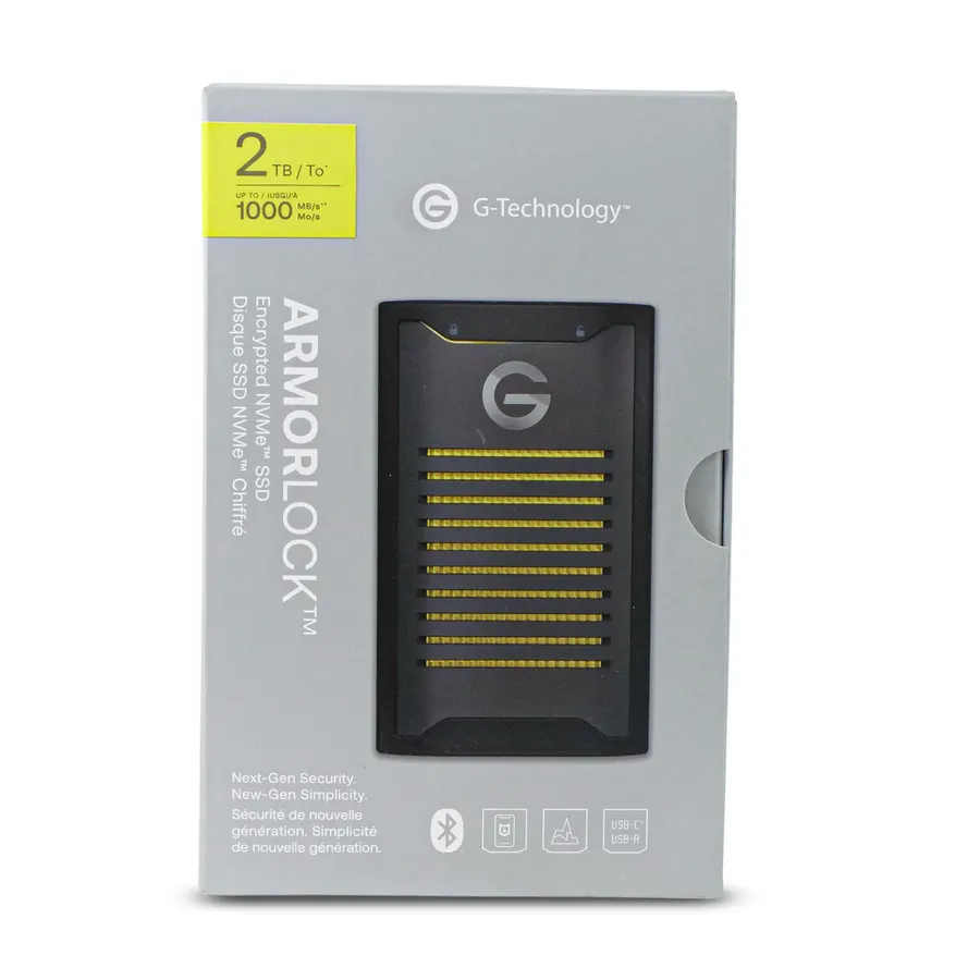 Western Digital G-Technology ArmorLock 0G10484-1 2TB Portable NVMe SSD