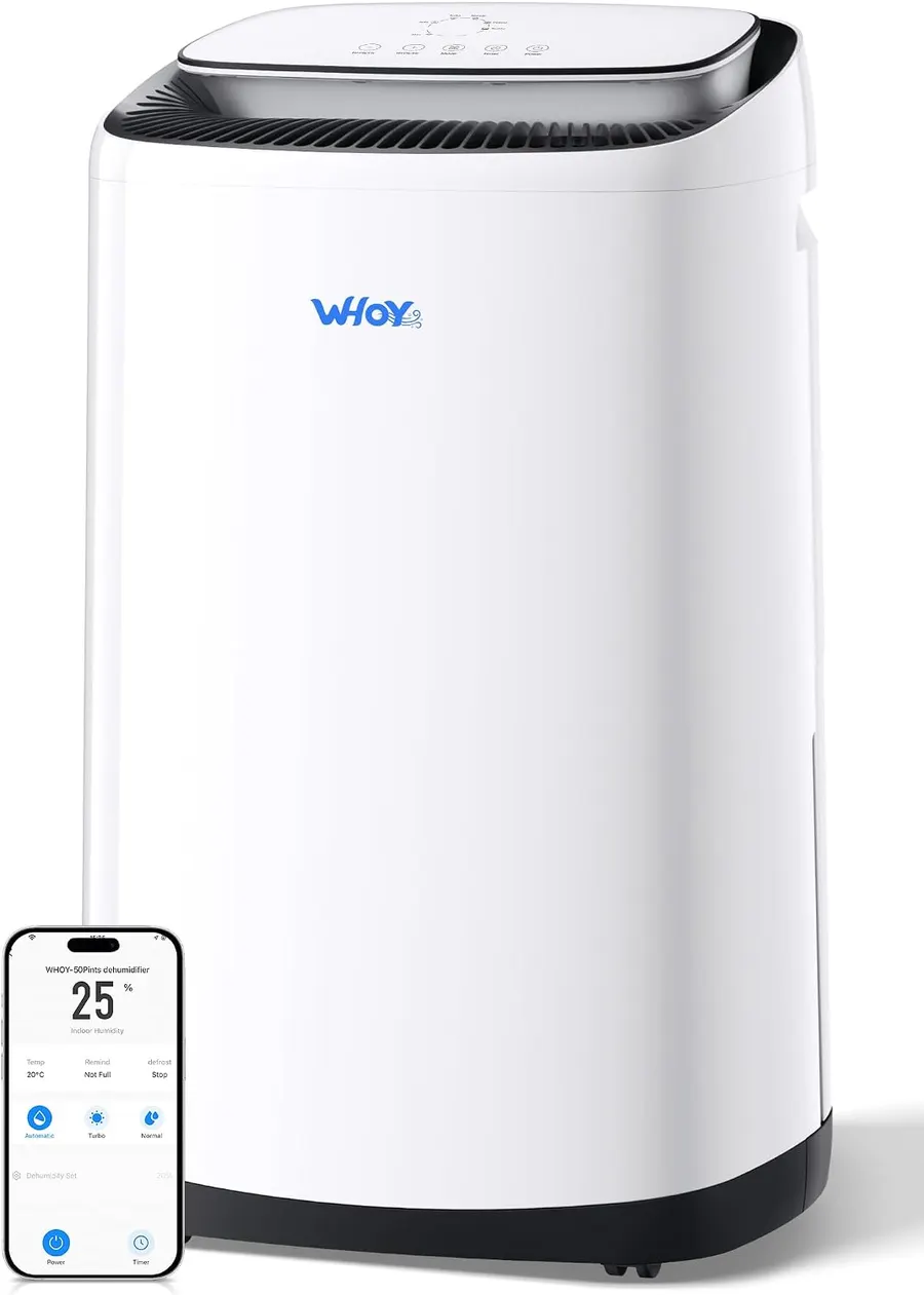 WHOY 80 Pint Dehumidifier for Basement, 5000 Sq Ft