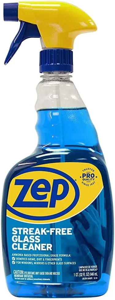 Zep Streak-Free Glass Cleaner, 32 oz (ZU112032)